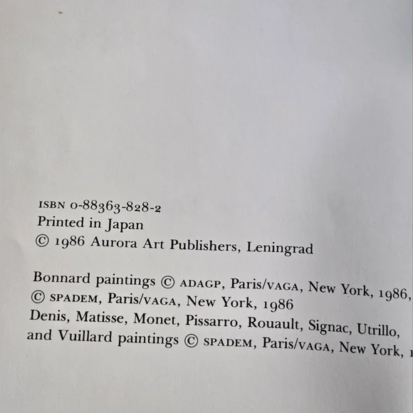 Impressionism and Post-Impressionism 1986 1ST Ed.